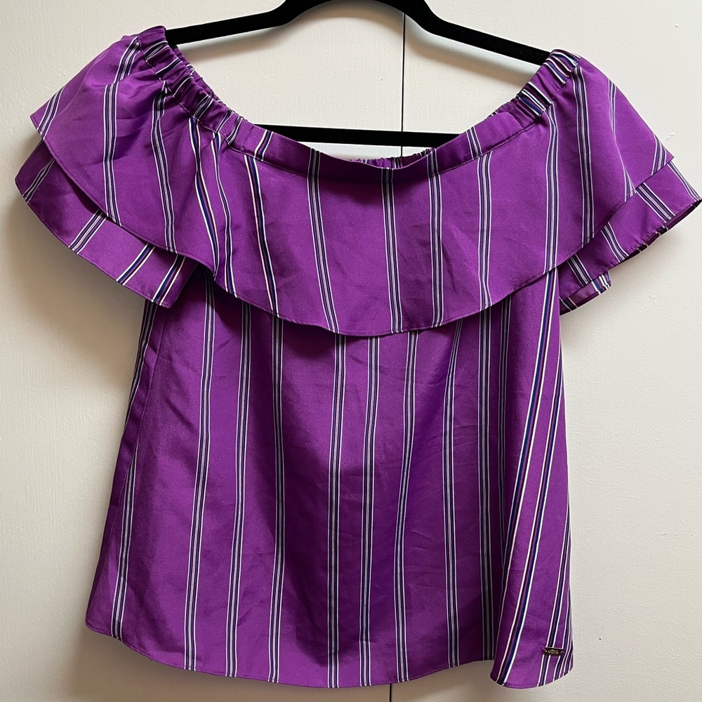 ARMANI EXCHANGE A/X off the shoulder top size XS
